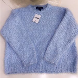 Fuzzy Popcorn Knit Sweater forever 21